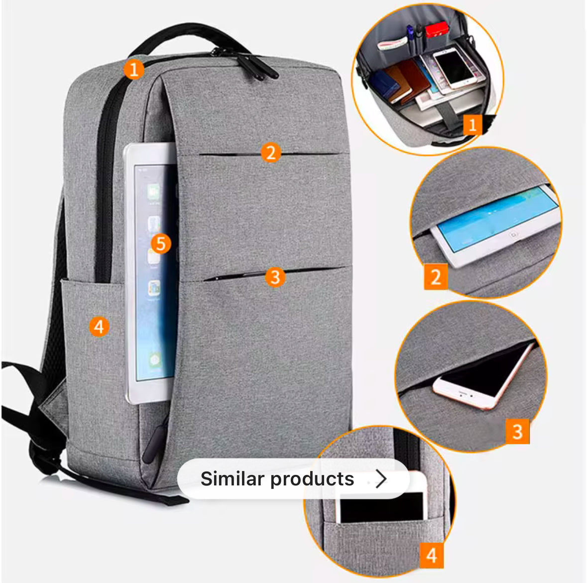 Bored Baddies Casual Day Unisex Backpack (Black)