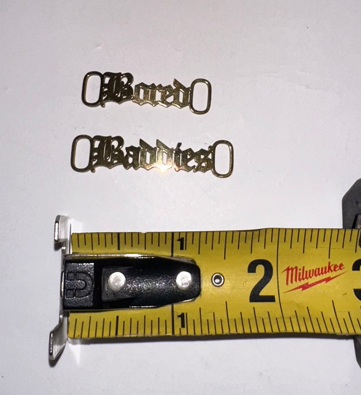 Bored Baddies Gold Shoe Charms