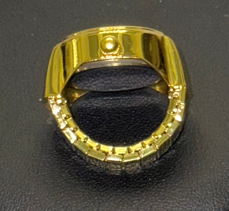 Bored Baddies Gold Ring Watch