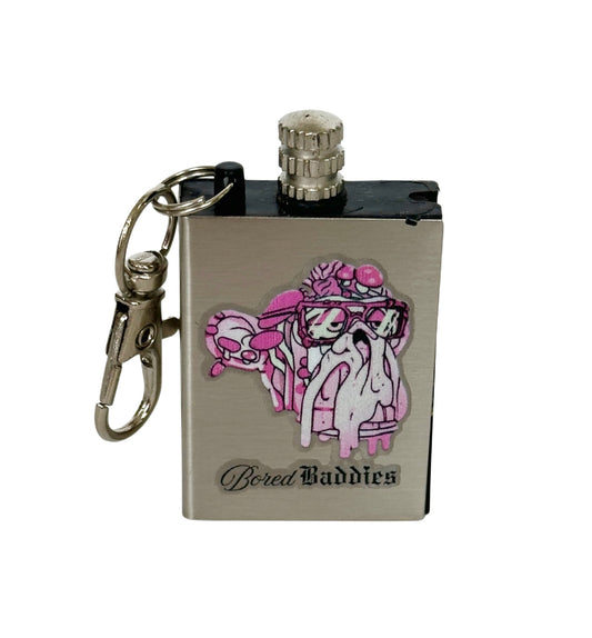 Bored Baddies Metal Match Mini Lighter (Excluding Fuel)