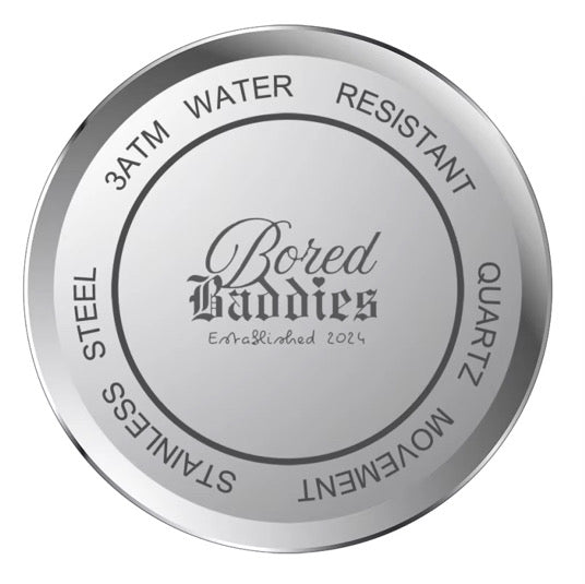 Bored Baddies Classic Stainless Steel Men’s Watch