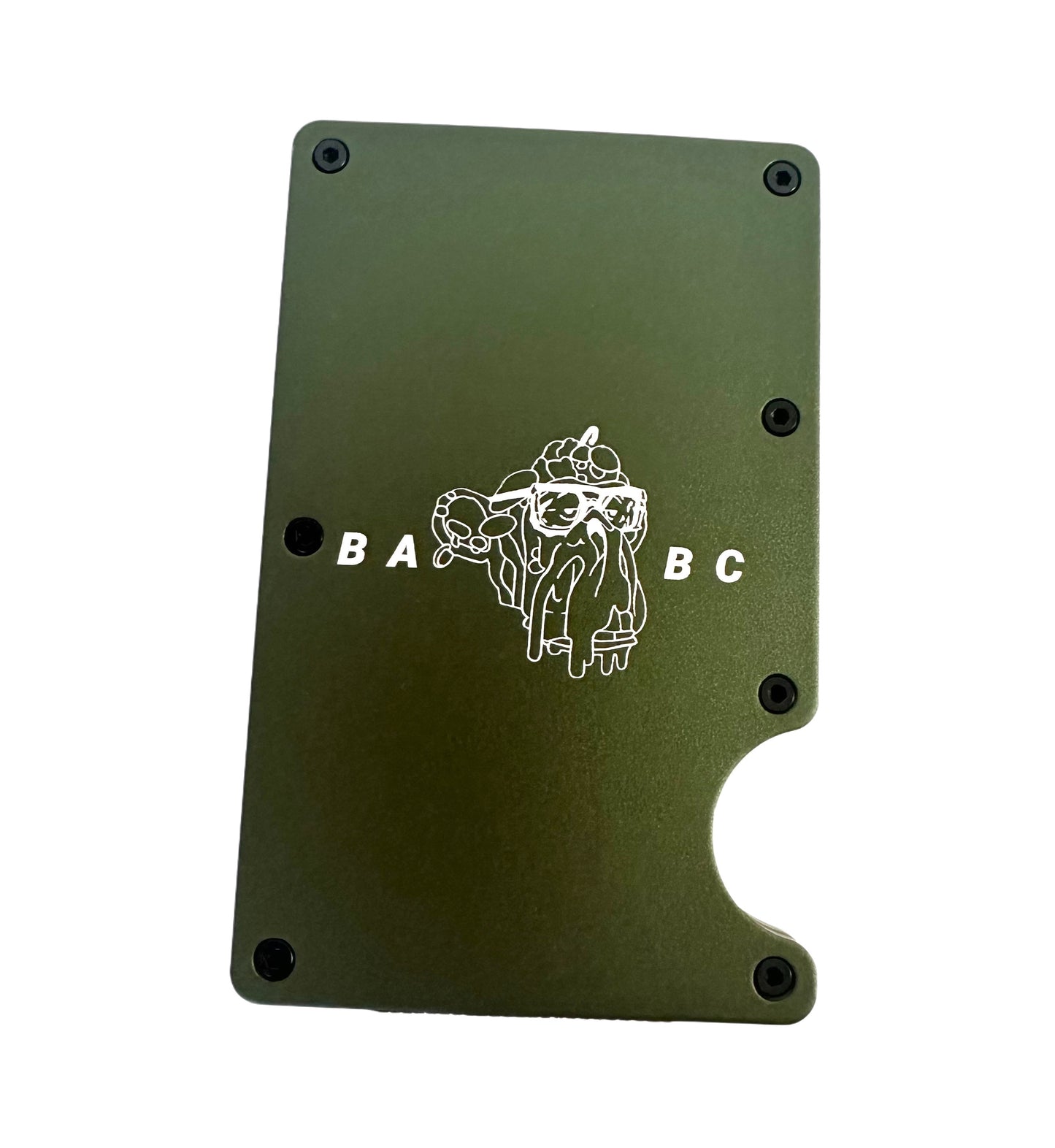Bored Baddies RFID Blocking Minimalist Aluminum Card Wallet w/ Money Clip