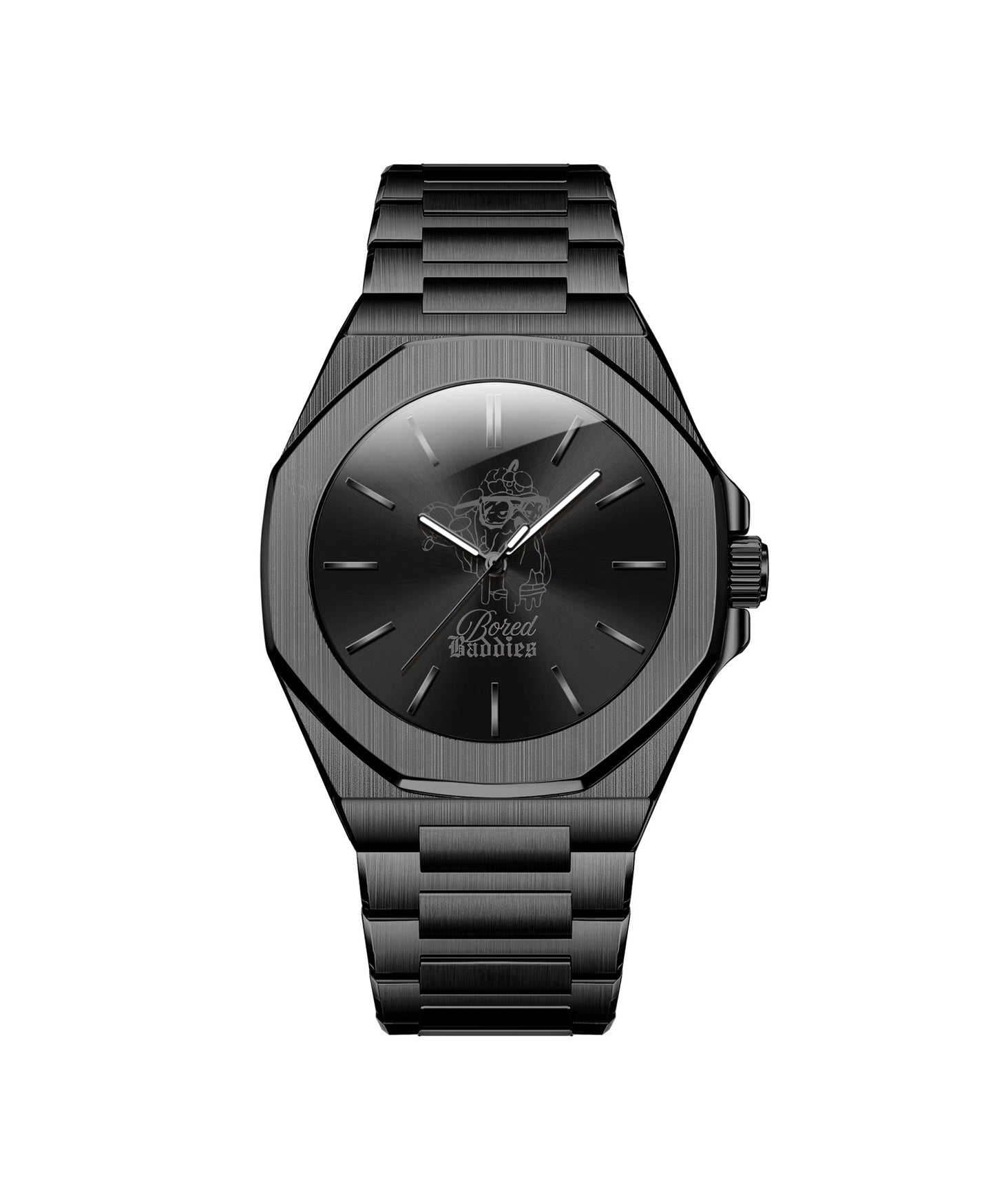 Bored Baddies Classic Stainless Steel Men’s Watch