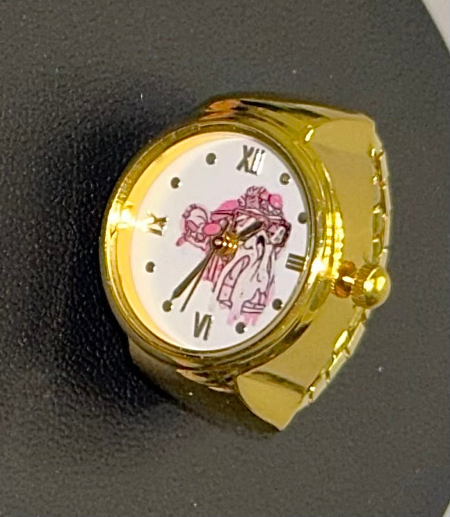 Bored Baddies Gold Ring Watch