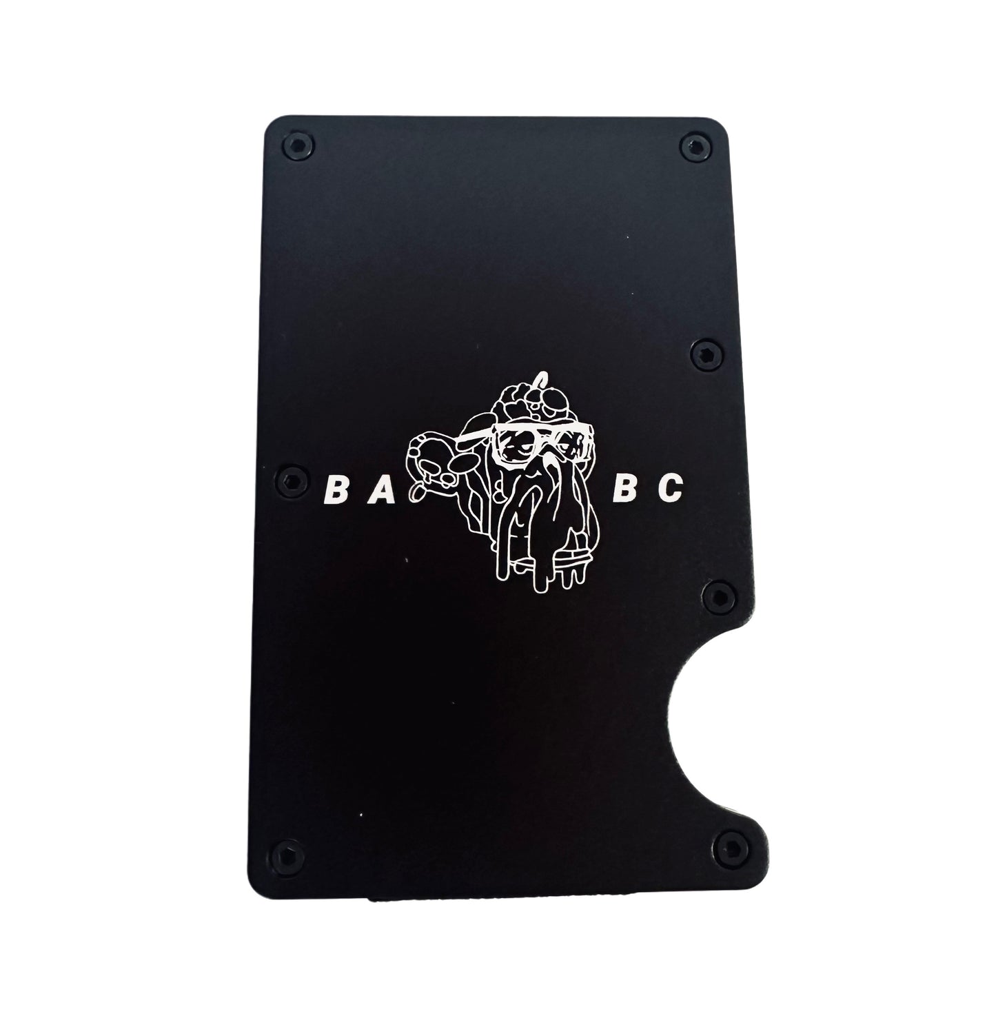 Bored Baddies RFID Blocking Minimalist Aluminum Card Wallet w/ Money Clip
