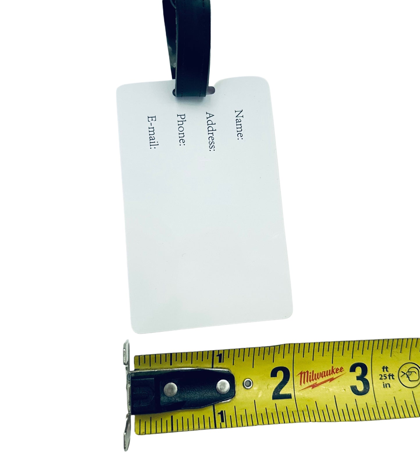 Bored Baddies Pink PVC Luggage Tag