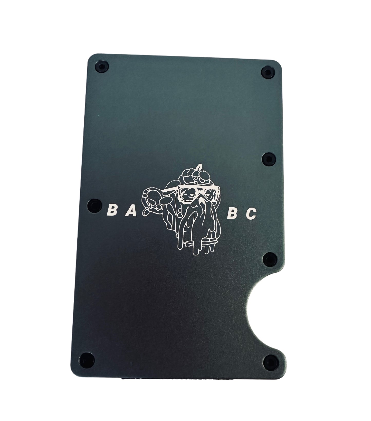 Bored Baddies RFID Blocking Minimalist Aluminum Card Wallet w/ Money Clip