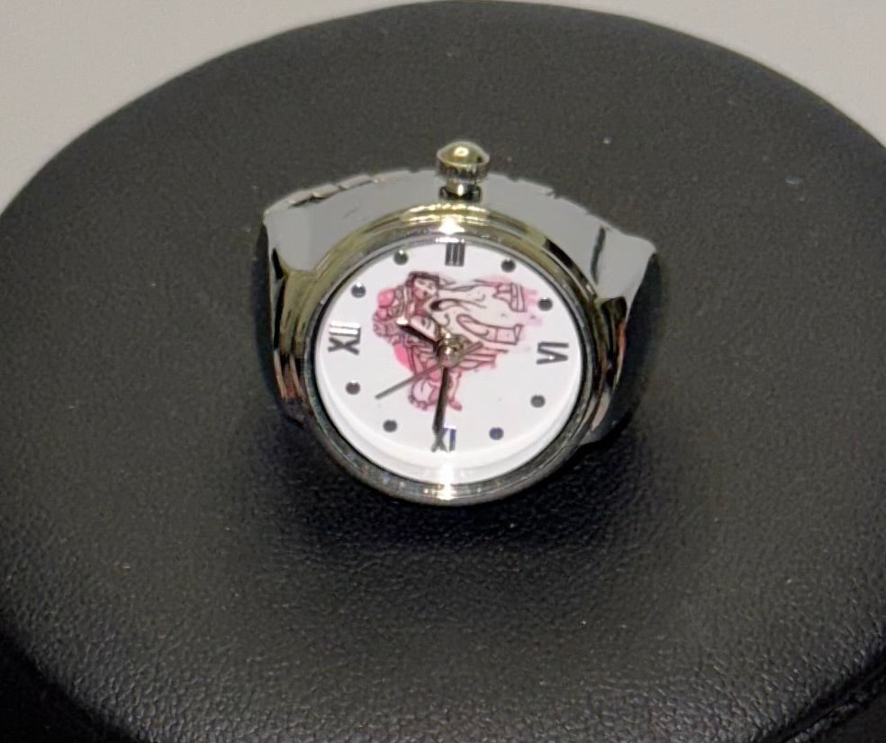 Bored Baddies Unisex Silver Ring Watch
