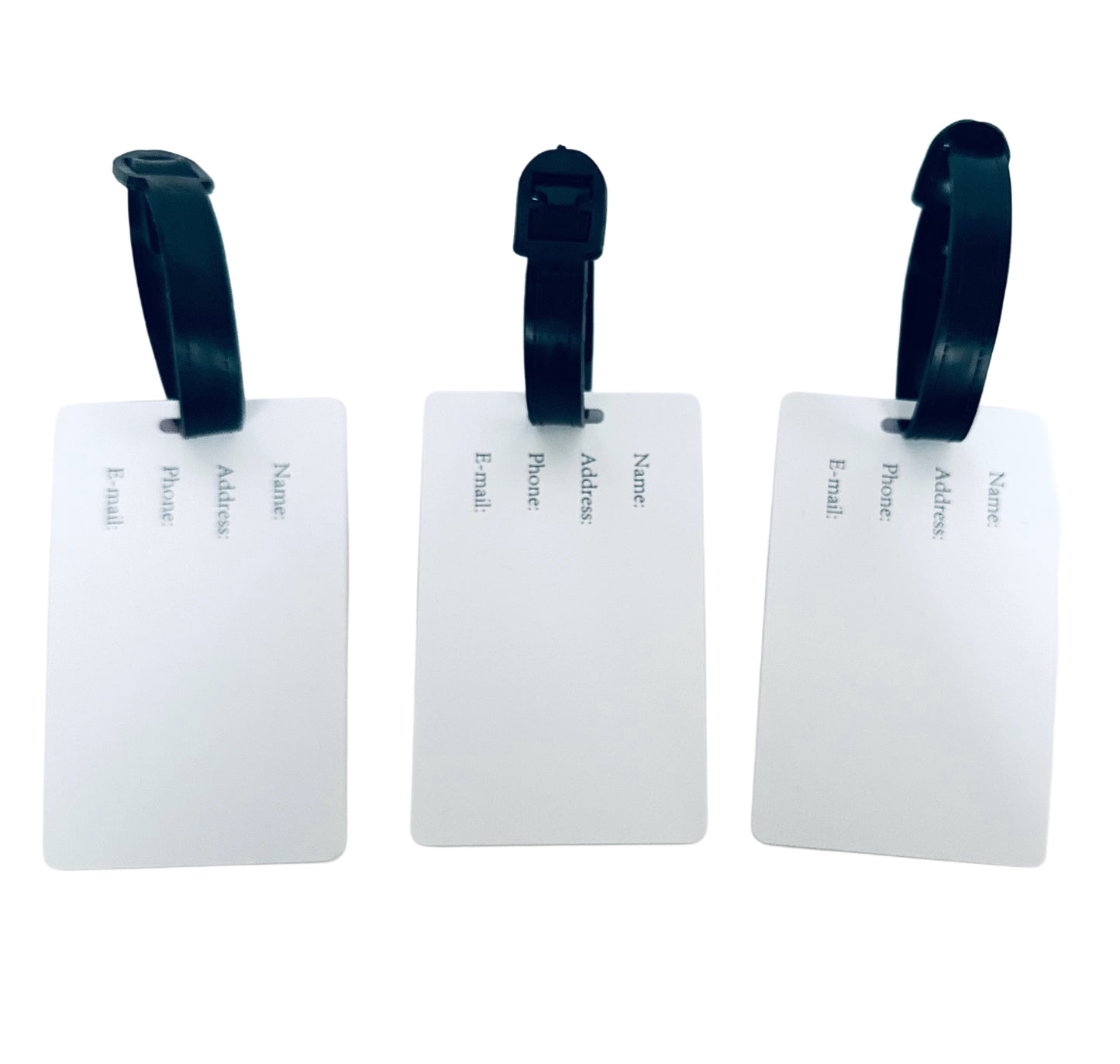 Bored Baddies PVC Grey Luggage Tag