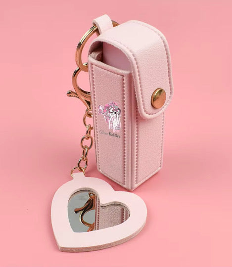 Bored Baddies Lipstick Holder & Mirror Keychain