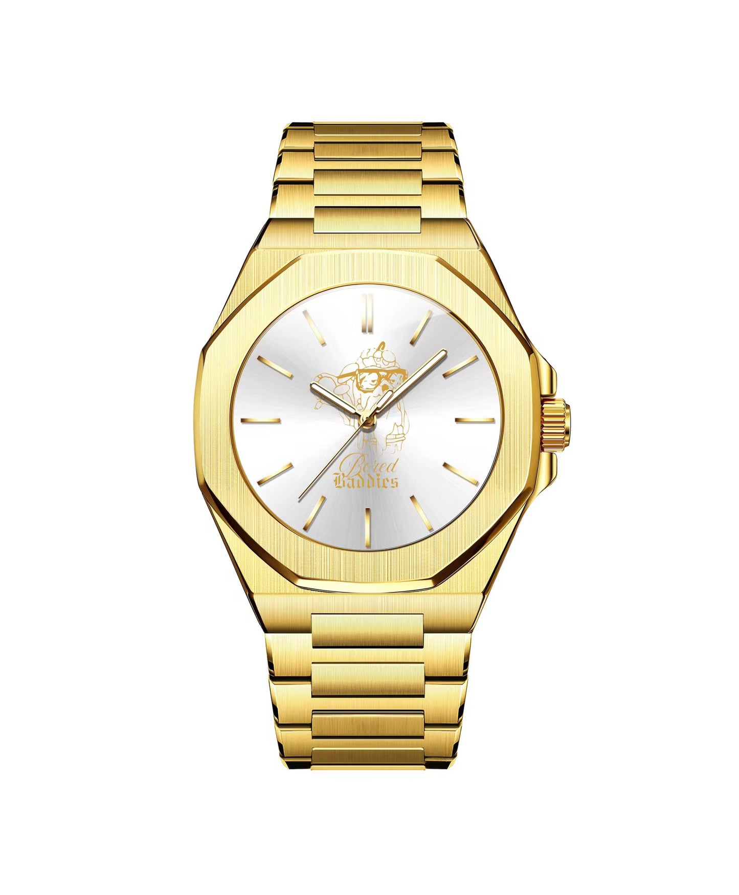 Bored Baddies Classic Stainless Steel Men’s Watch