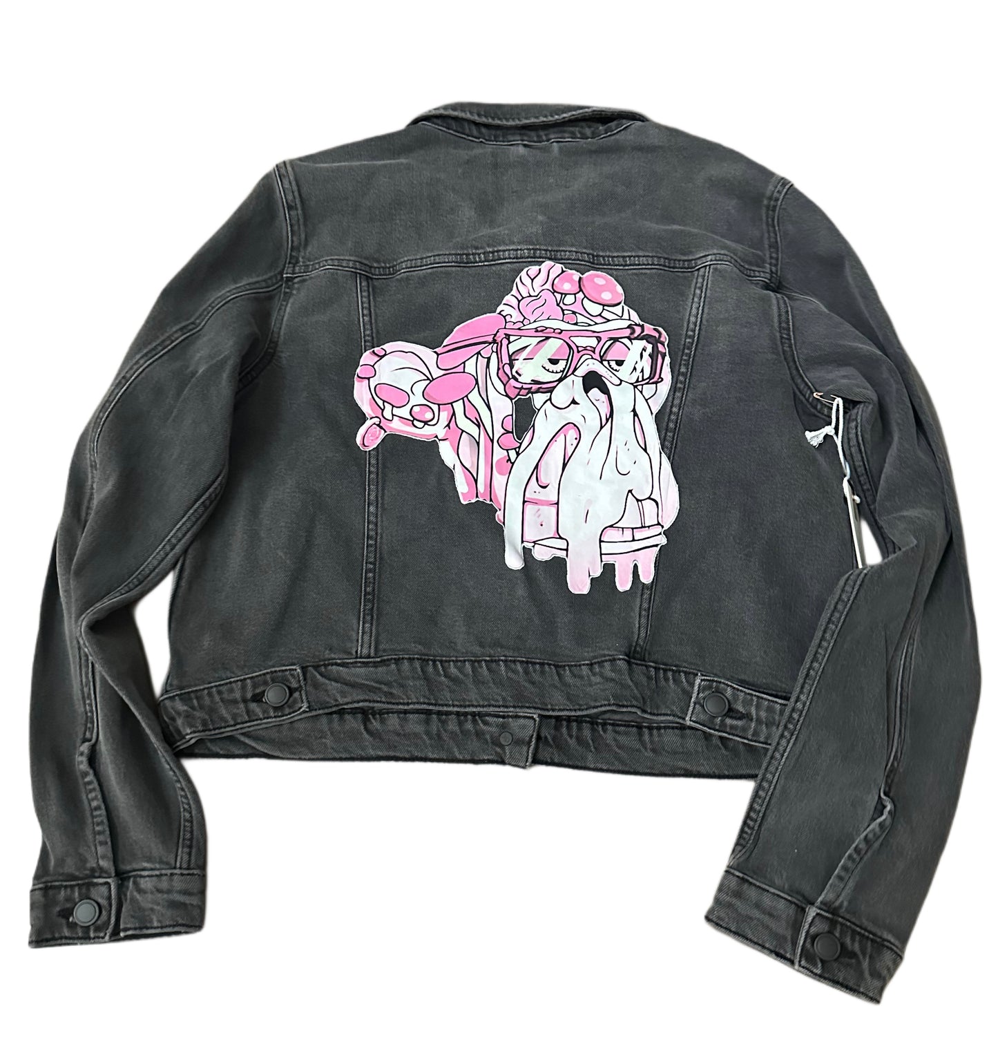 GOOD AMERICAN x Bored Baddies Custom Classic Denim Jacket