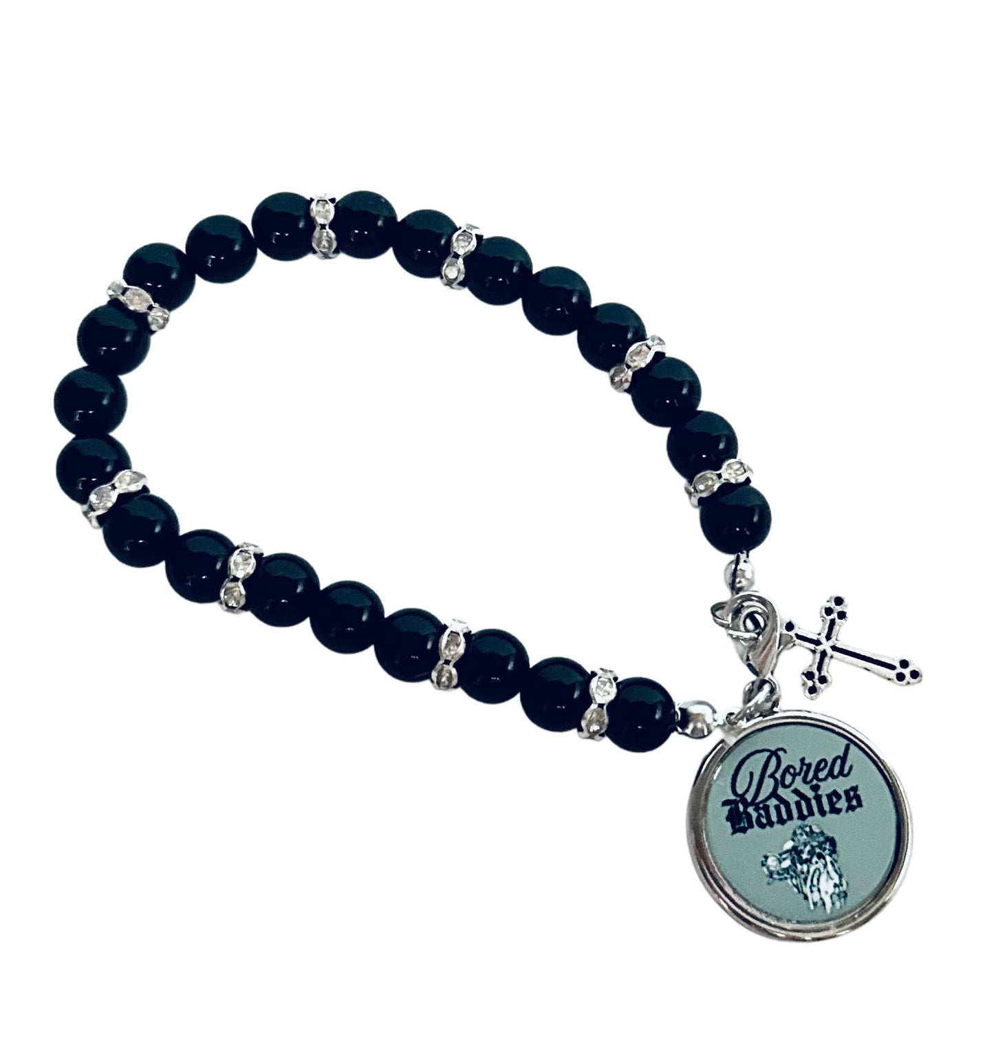 Black Pearl Stretch Bracelet