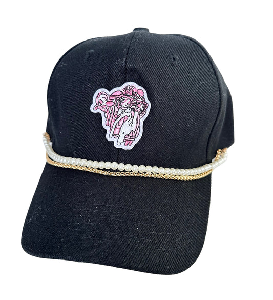 Bored Baddies Baseball Cap with Chains