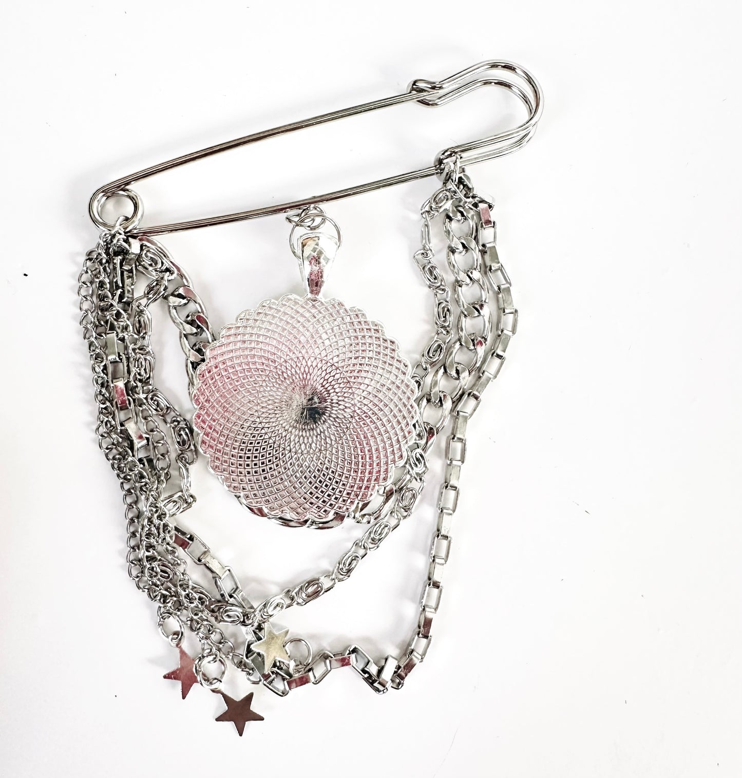 Silver Ape Brooch