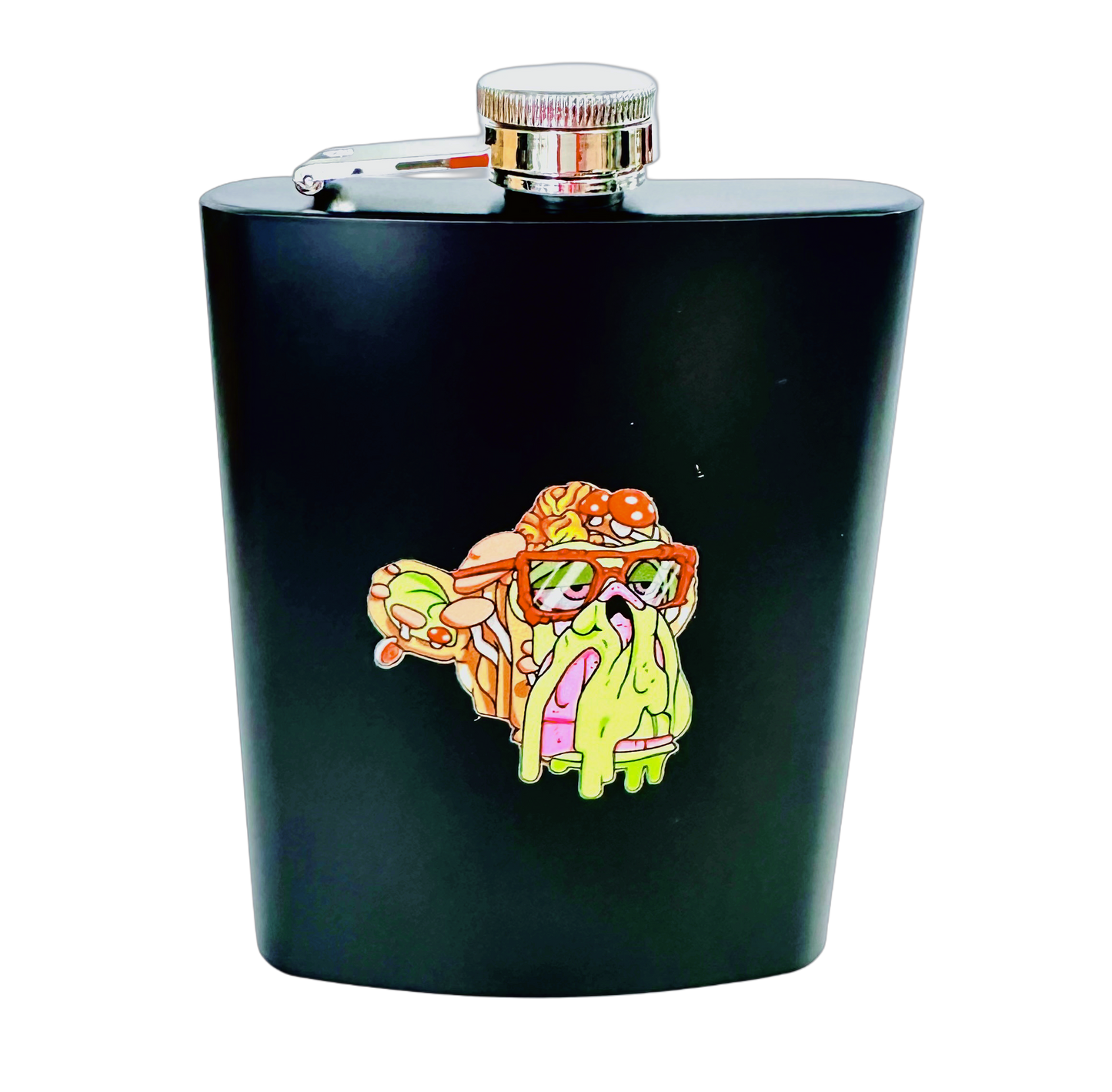 Bored Baddies 8oz Stainless Steel Hip Flask w/ Funnel