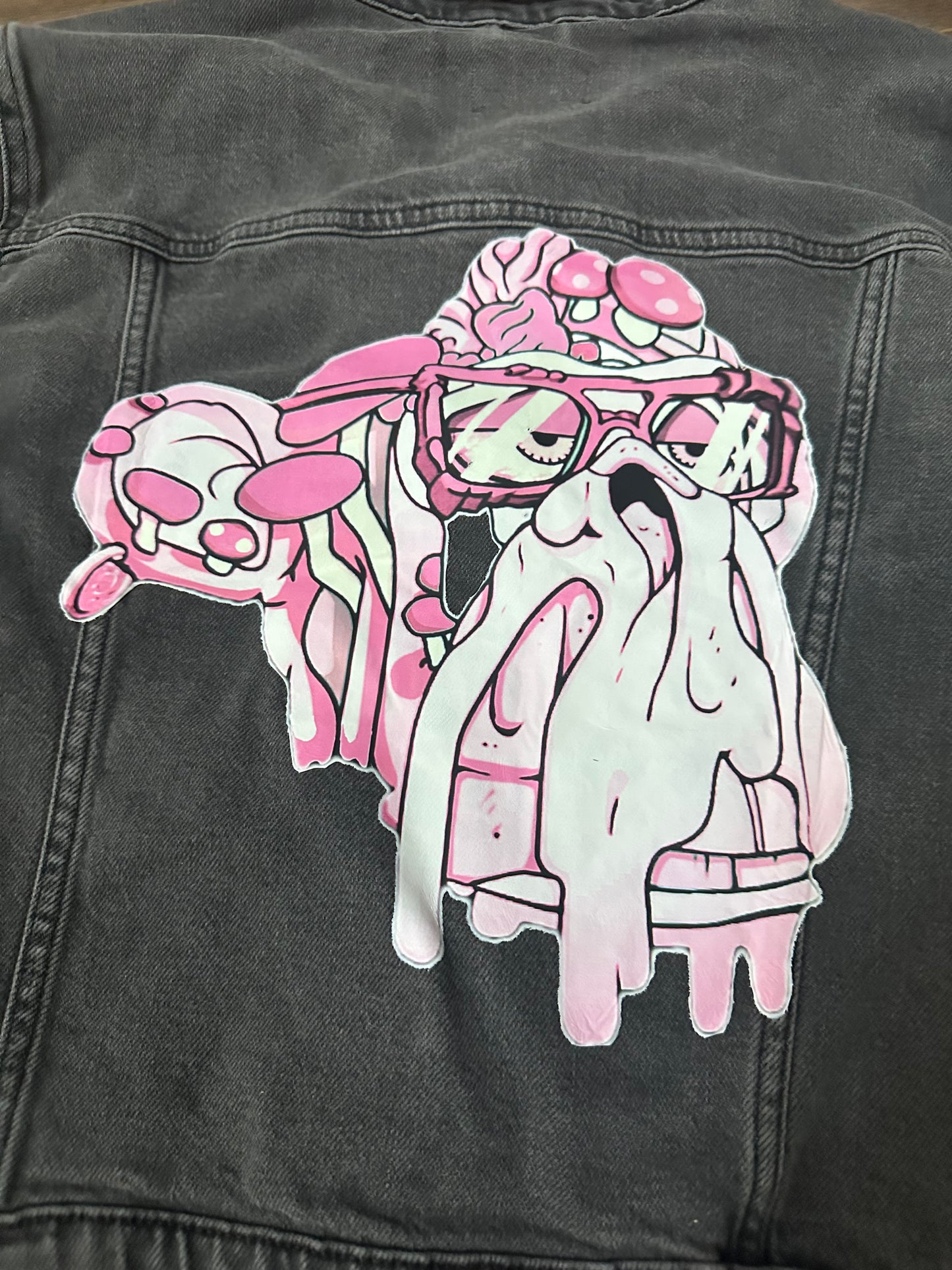 GOOD AMERICAN x Bored Baddies Custom Classic Denim Jacket
