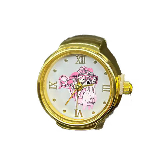 Bored Baddies Gold Ring Watch